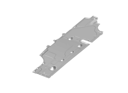 Underbody trim, centre right. Porsche 971.2 Panamera LWB - 971825522A, 971825522G, 971825522M, 971825522T - 971 825 522 T